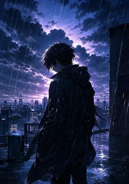 雨夜天台 封面